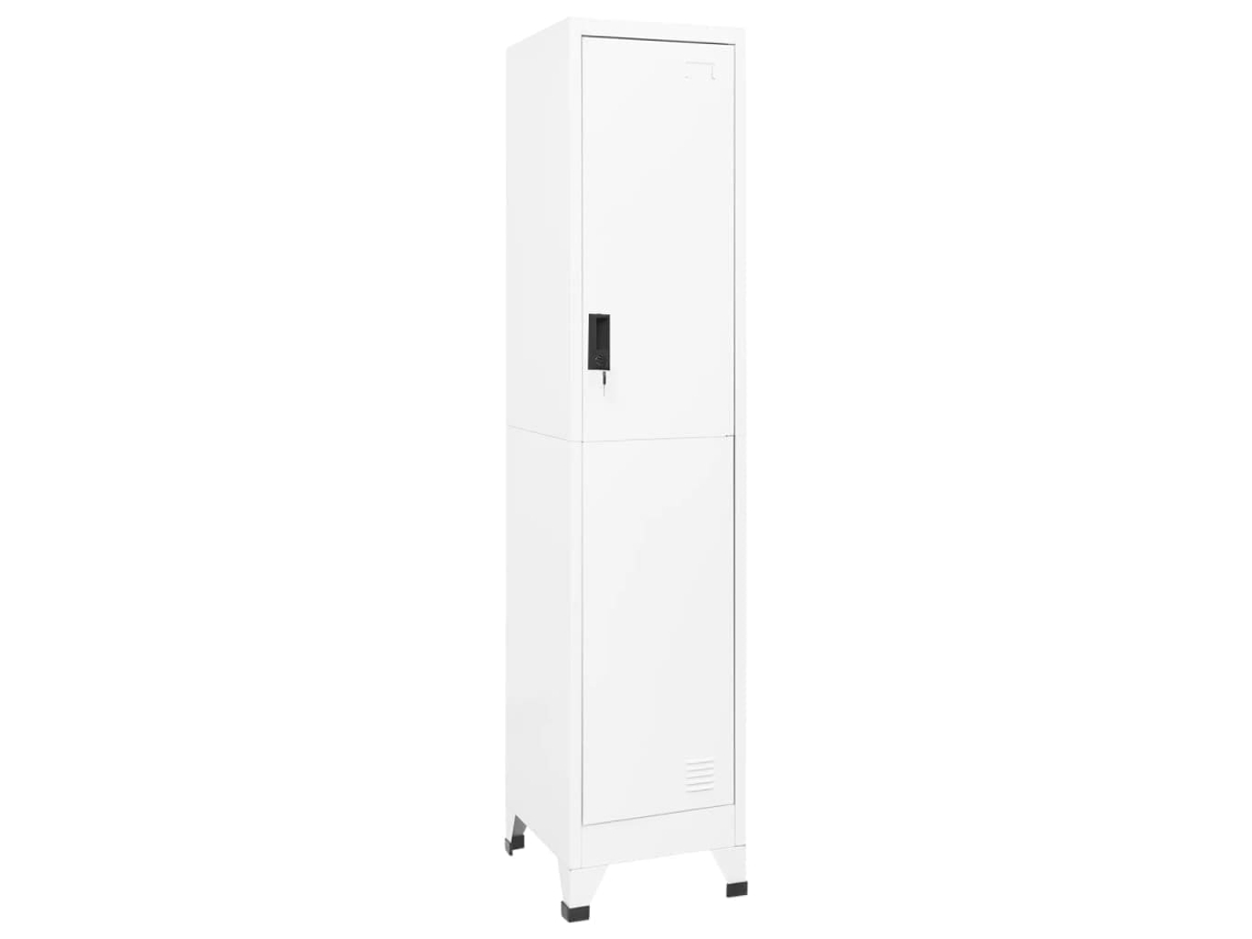 Vidaxl Cacifo 38x45x180 Cm Aço Branco