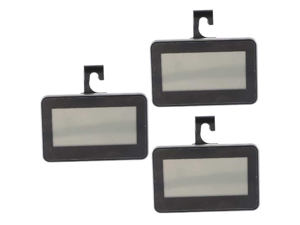 Lurelia Termómetro Analógico, 3 Unidades, Para Frigorífico E Congelador, Visor Fácil Leitura, Alarme Sonoro, Impermeável, Base Magnética