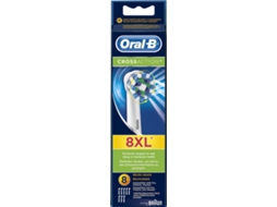 Recarga para Escova de Dentes Elétrica ORAL-B Cross Action 8p (8unidades)