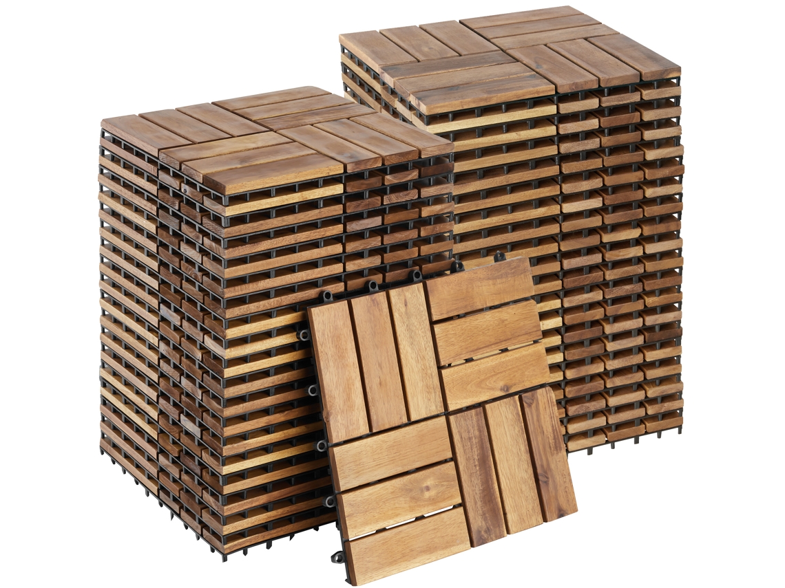 Baldosas Para Terraços Tabula 12 Lâminas Tectake