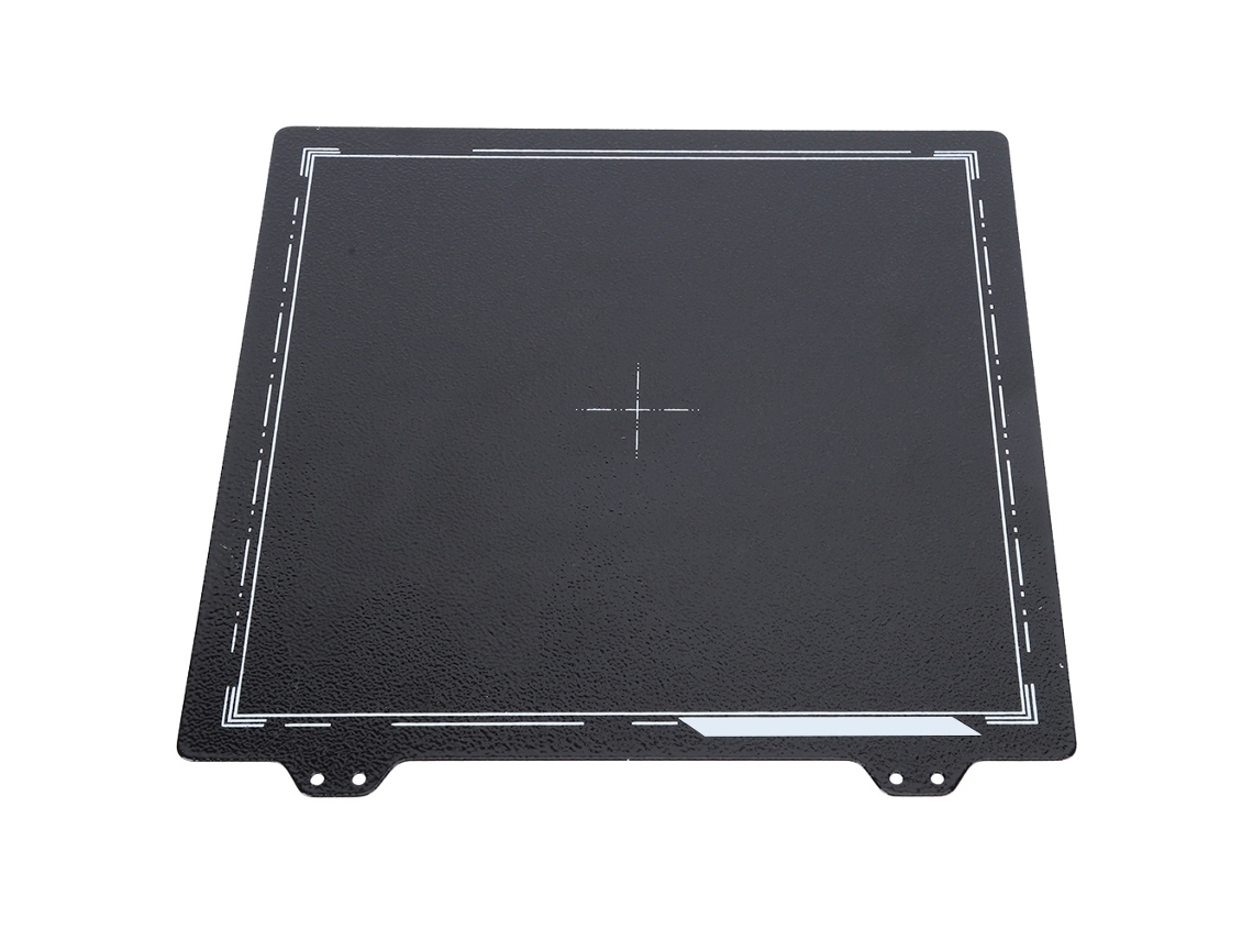 Laxiscreed Placa De Aço Springs Revestida A Pó Pei Dupla Face Para Impressoras 3d Prusa/anet/cr-20, Preta