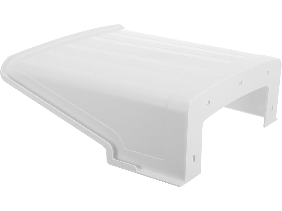 Capa Protetora De Plástico Branco, Impermeável E Fácil De Instalar - Prática Para Proteção.