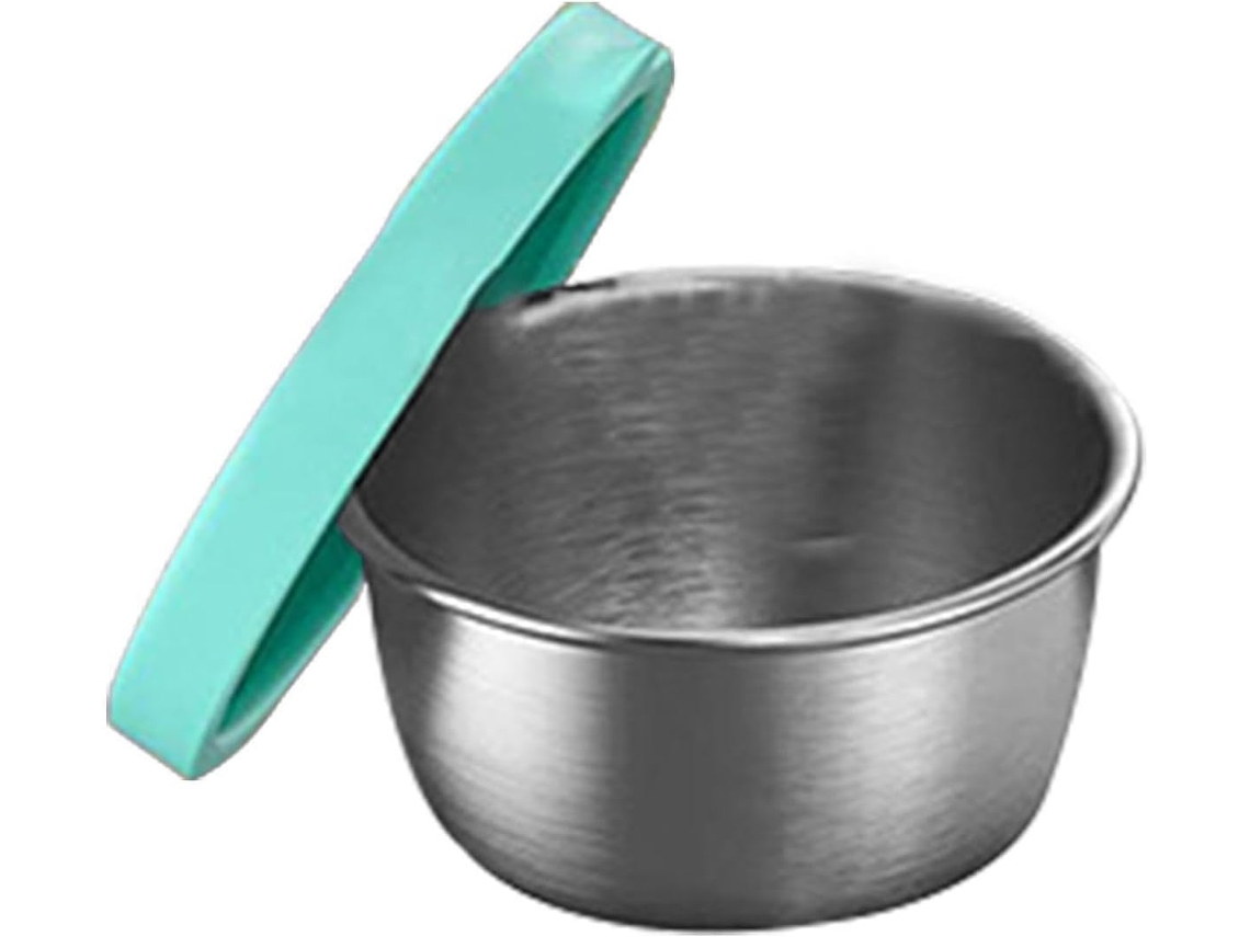Recipiente Pequeno para Molho de Aço Inoxidável Molhos com Tampas Silicone, À Prova Vazamentos e CHABERLU