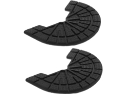 Calcanhar Antiderrapante De Borracha Preta Para Reparo Calçados, Proteção E Suporte Da Sola, Tamanho 43-44 Para Tênis