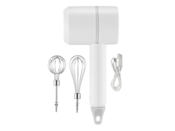 Batedeira 3 em 1 Totalmente Automática com Alimentação Usb, Batedor de Imersão para Bolos e Doces, 3 Velocidades. TAISHENGDA