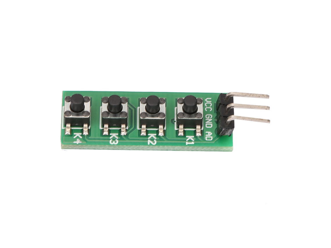 Painel de Teclado com 4 Botões Módulo Placa para Breadboard