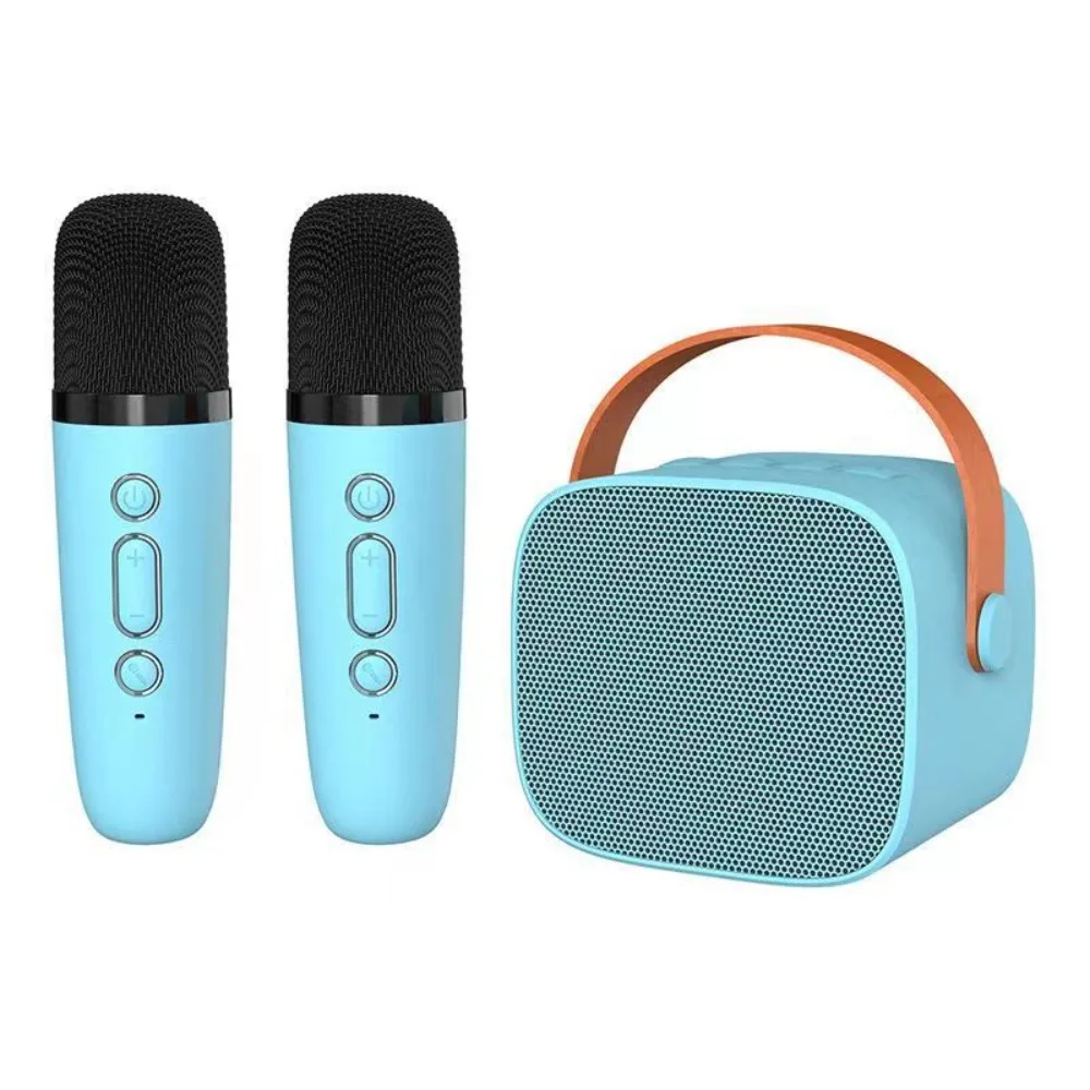 (azul) Mini Alto-falante Bluetooth Portátil, Máquina De Karaokê Com Som Surround Estéreo, Para Uso Doméstico.