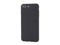 Capa de Silicone EOOCOO para iPhone 7 Plus, preta, antichoque