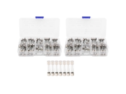 Kit de Fusíveis de Vidro Rápido 0,5a 30a M6x30mm Caixa de Armazenamento 2 Caixas