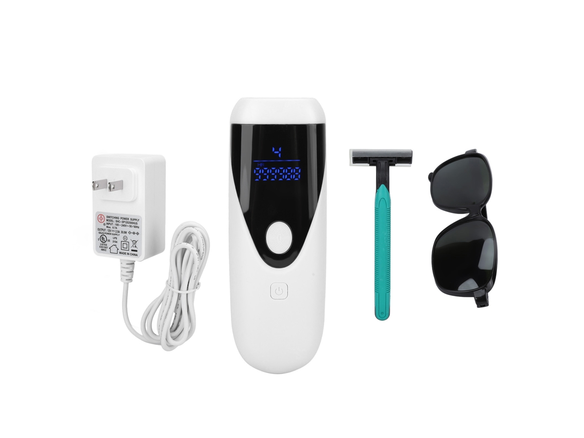 Dispositivo De Depilação A Laser Ipl Para Homens E Mulheres Painless 8 Níveis De Energia 2 Modos Para Braços Pernas Casa 100-240v