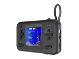 Console Portátil De Jogos Com Bateria Externa De 8000 Mah Integrada, Gamepad E Reprodutor De Jogos. Presente Preto Hengjian