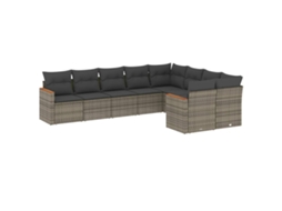 Garden Sofa Set, Garden Sofa Sets Vidaxl Cinzeto Rattan / Vime (n/a)