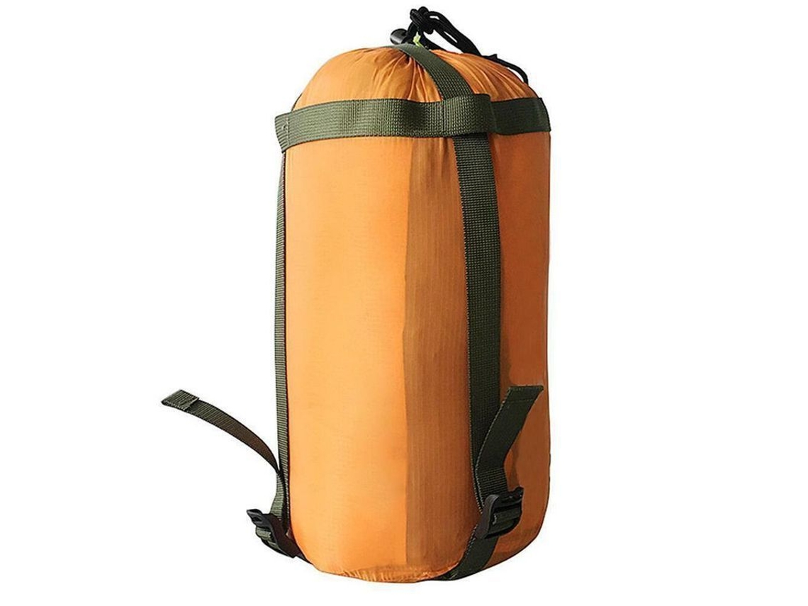 2026-bolsa De Armazenamento Para Sacos De Dormir Impermeável De Nylon Para Camping E Trekking 380x180x180mm Naranja
