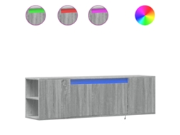 Tv Wall Cabinet, Tv Wall Cabinets Vidaxl Cinzeto Madeira Processada (n/a)