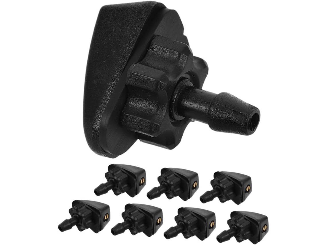 Kit De 8 Peças Com Bicos Para Lavagem Do Para-brisa E Jato Em Leque.