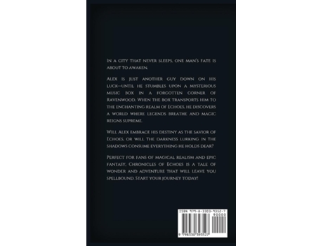 Livro Chronicles of Echoes A Young Adult Coming-of-Age Tale in a Magical Realm de Alvin Dorsey Jr (Inglês)