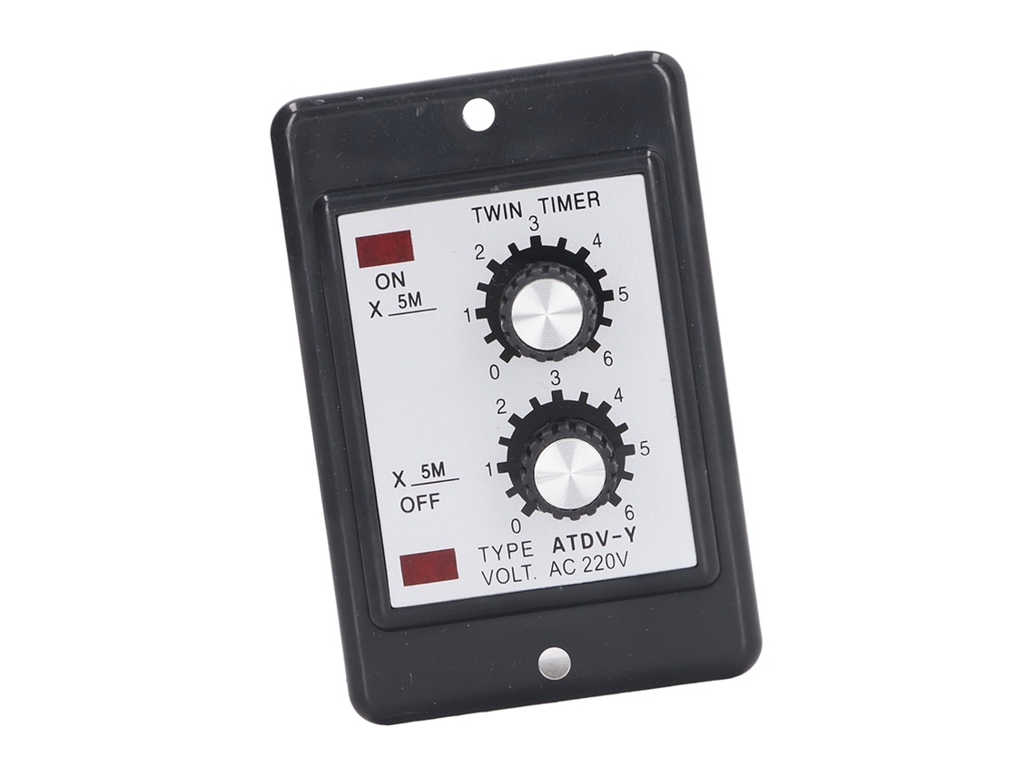 Controlador De Ciclo Recíproco 30m Relé De Tempo Duplo Ciclo Atraso Ac220v 5a 1no 1nc