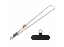 Lurelia Cordão Para Telemóvel Ajustável Transversal Com Fivela Metálica 8 Mm 120 Cm Anti-perda