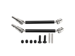 Mali eixo de Transmissão Dianteiro e Traseiro de Aço para Carro Controle Remoto Arrma Série 1/10 2pcs Preto