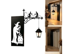 Lanterna Decorativa Para Estantes De Livros, Lanterna De Bruxa Com Luzes Led Quentes, Mini Luminária De Estante Para