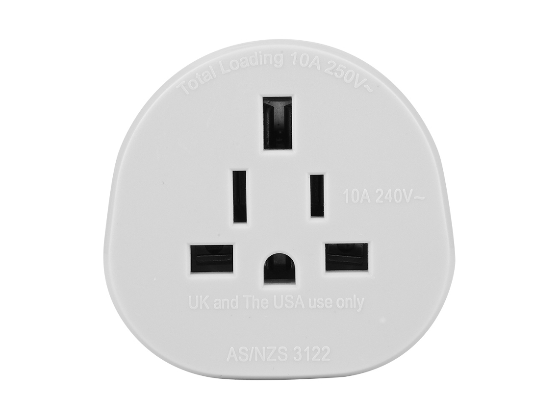 Laxiscreed Adaptador De Tomada Uk/eu Para Austrália 10a 250v, Compatível E Seguro