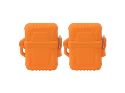 2pcs Capa para Isqueiro Torch IP56 À Prova D'água Segura Portátil para Acampamento Viagem Laranja S/MARCA