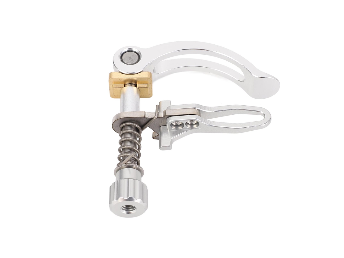 Pince De Selle À Liberation Rapide En Acier Inoxydable Pour Vélos Pliants 3sixty 31.8mm Argent