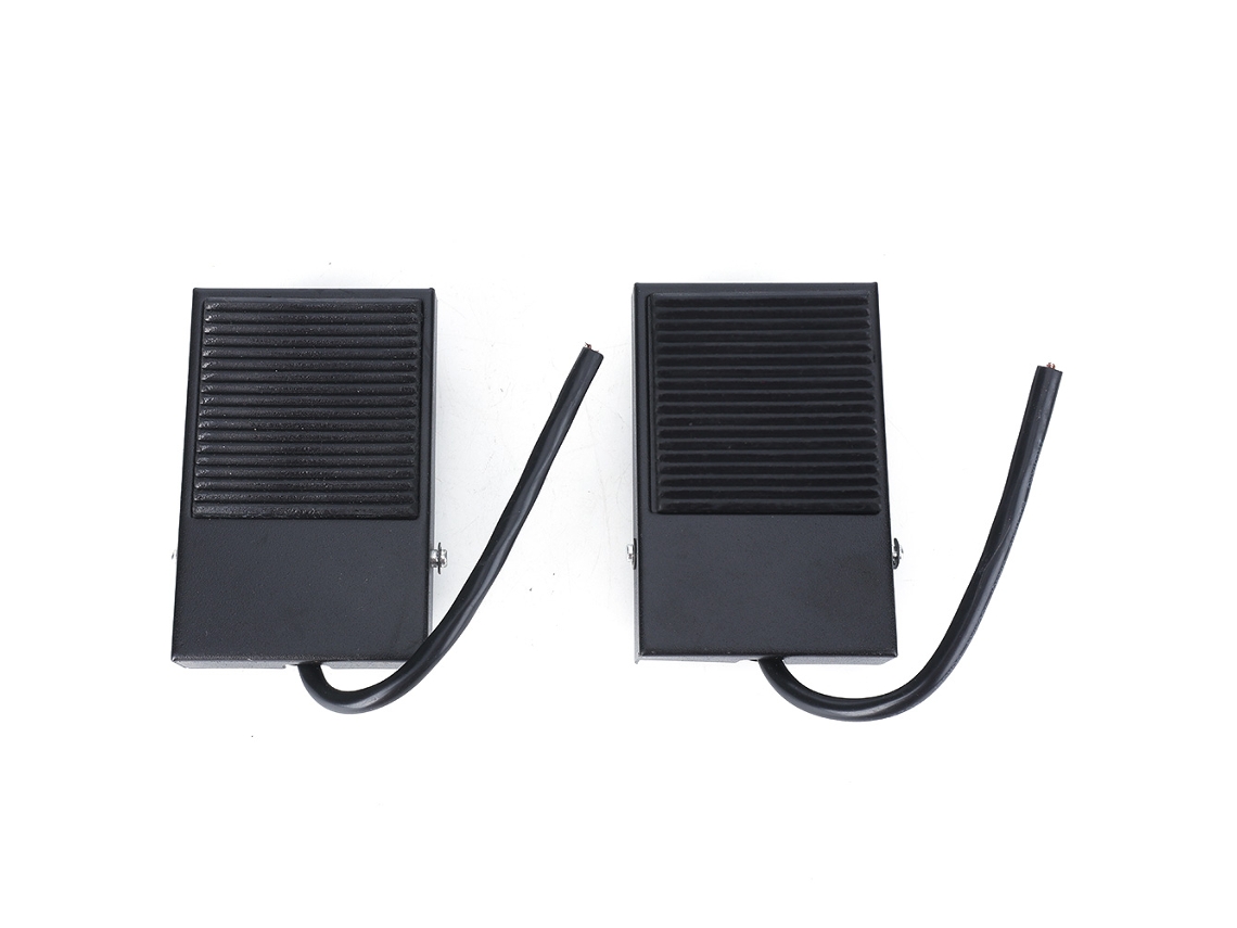 2 Peças Pedal De Controle De Pé Tfs-1 Auto-reset Interruptor De Potência Cavo 24cm 250v 10a