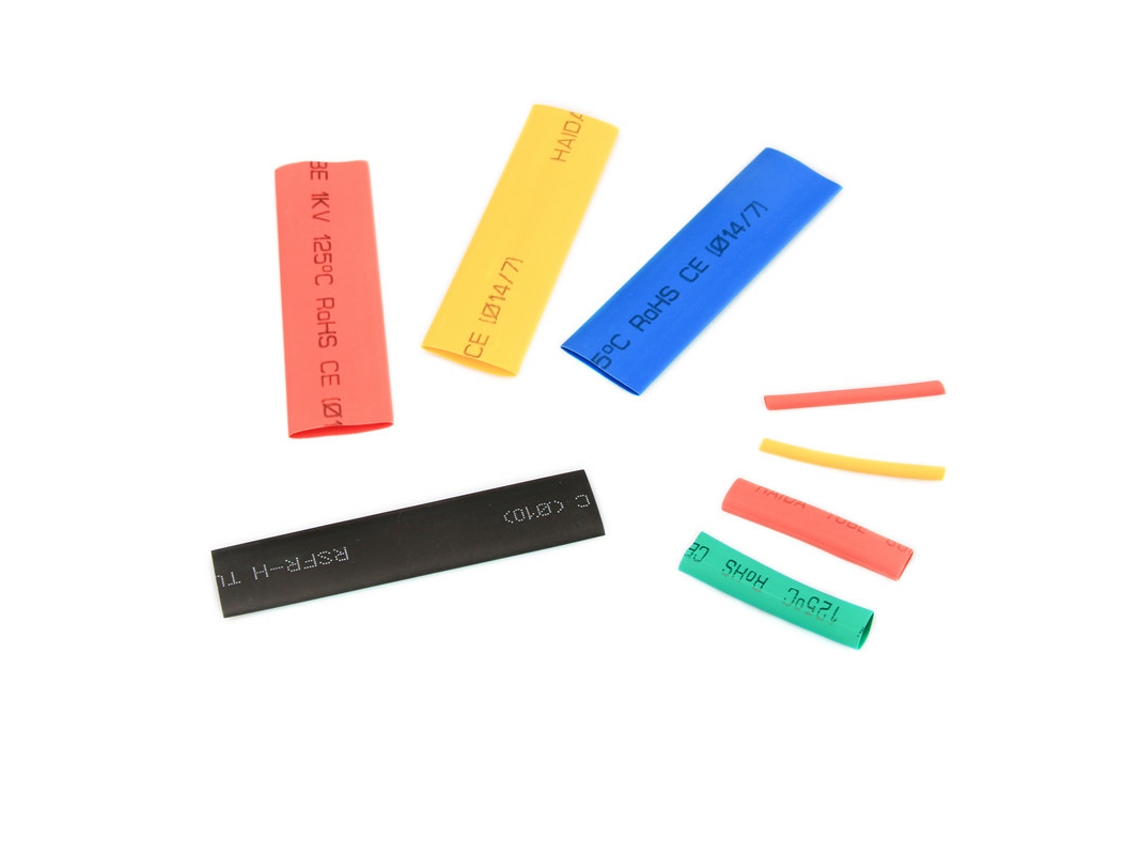 Kit de envoltório de tubo termorretrátil, 328.560 peças, conexão elétrica, isolamento de fios