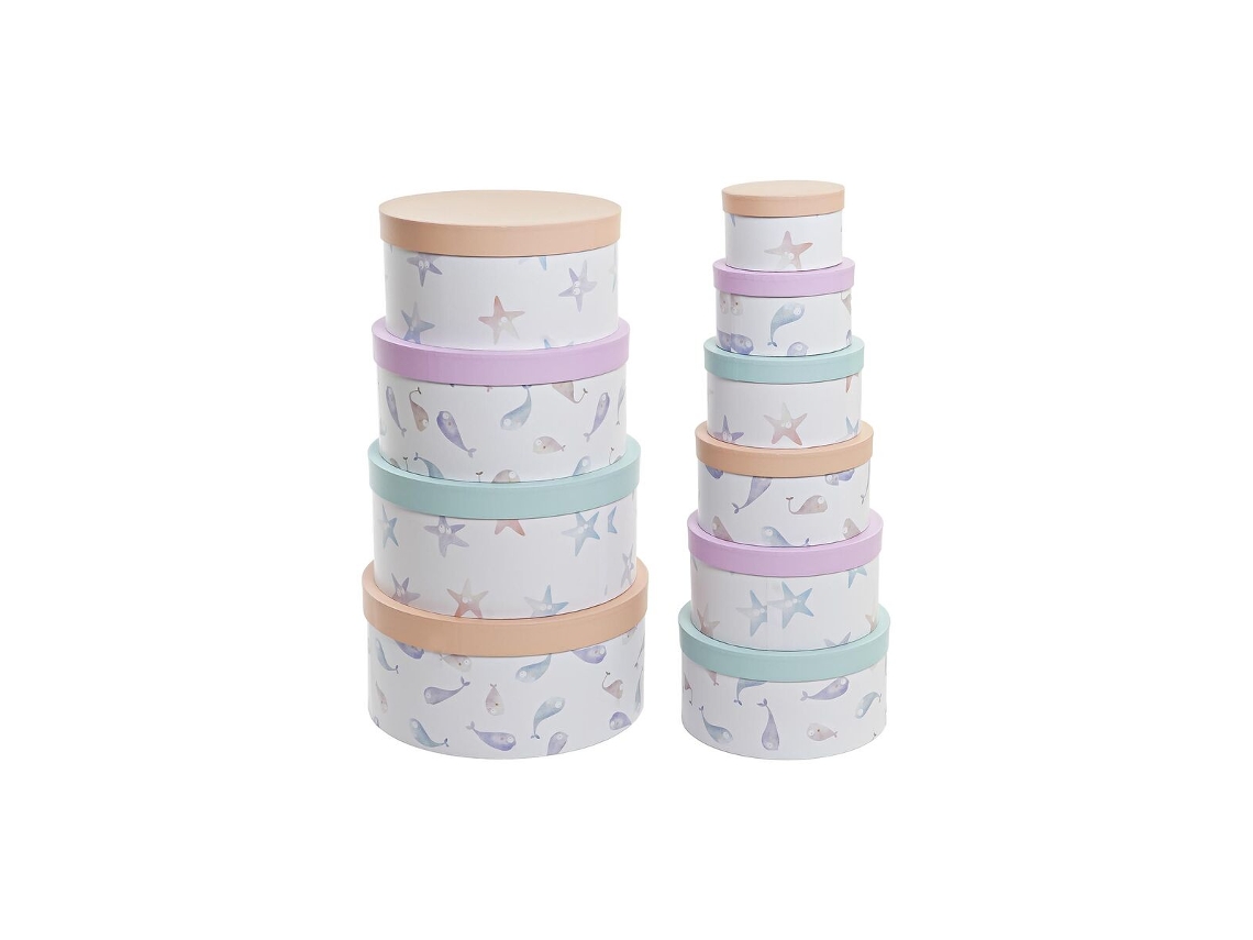 Caixa DKD HOME DECOR (Cartão - Multicor)