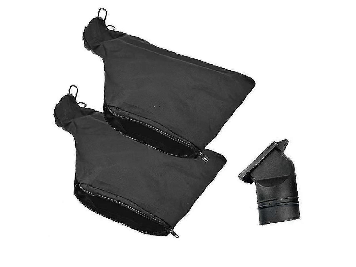 2 Pcs Black Dust Collection Bag For Miter Saw 255 Model With Zipper And W_glo