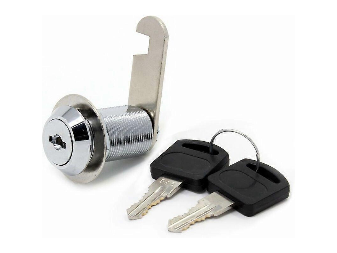 Cerradura de segurança de aço inoxidável de 30mm para correio e gaveta com chaves diâmetro da cabeça 25mm S/MARCA