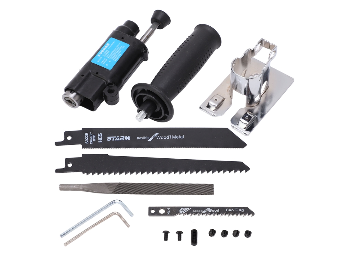 Adaptador De Sierra Reciprocante Para Taladro Eléctrico Herramienta De Corte Para Madera Y Metal