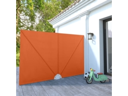 Vidaxl Toldo Lateral Dobrável Para Terraço 300x200 Cm Terracota