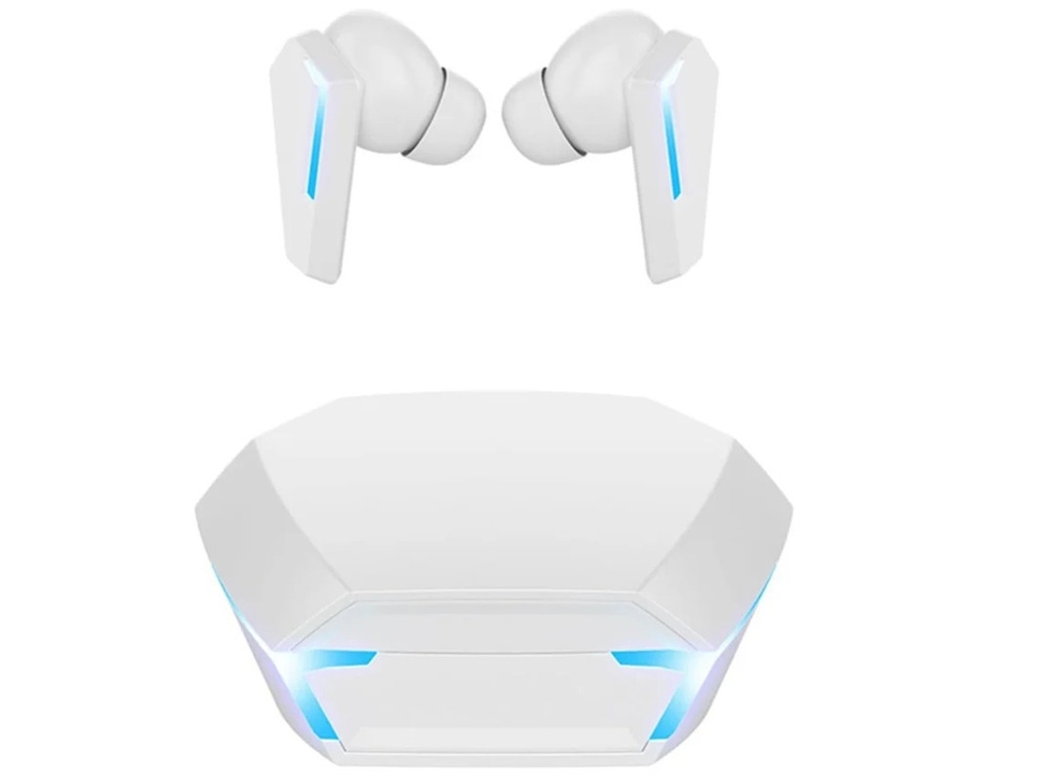 Fones De Ouvido Bluetooth 5.2 Intra-auriculares Baixa Latência Longa Duração À Prova Dágua Ipx7 Bestvite M5 Branco
