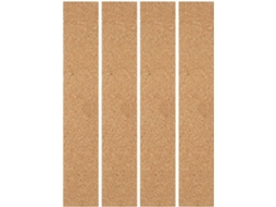 Conjunto Stobok de 4 tiras adesivas de cortiça natural para decoração de mesas e paredes.