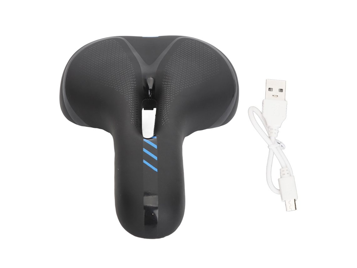 Vlrla-asiento Para Bicicleta De Carretera Negro Ergonómico Espuma De Silicona Suave Con Luz De Cola Alta Seguridad Para Reparación Y Reemplazo