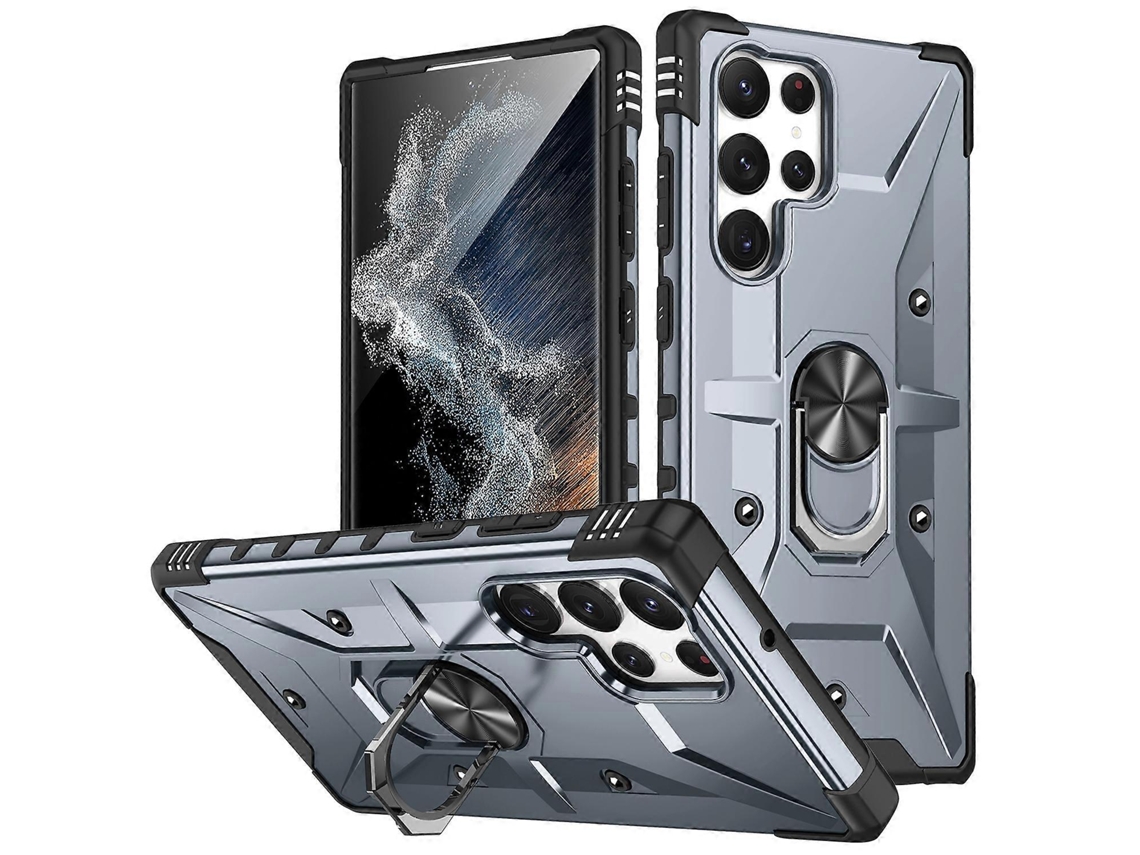 Capa Para Celular Com Suporte De Anel Para Samsung Galaxy S23 Ultra 5g
