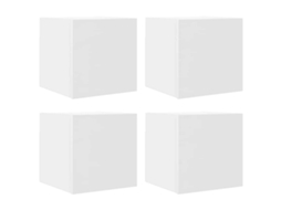 Tv Cabinet Set, Tv Cabinet Sets Vidaxl Branco Madeira Processada (n/a)