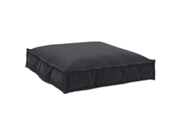 Vidaxl Almofada Tecido Oxford Preto 70 X 70 X 12 Cm