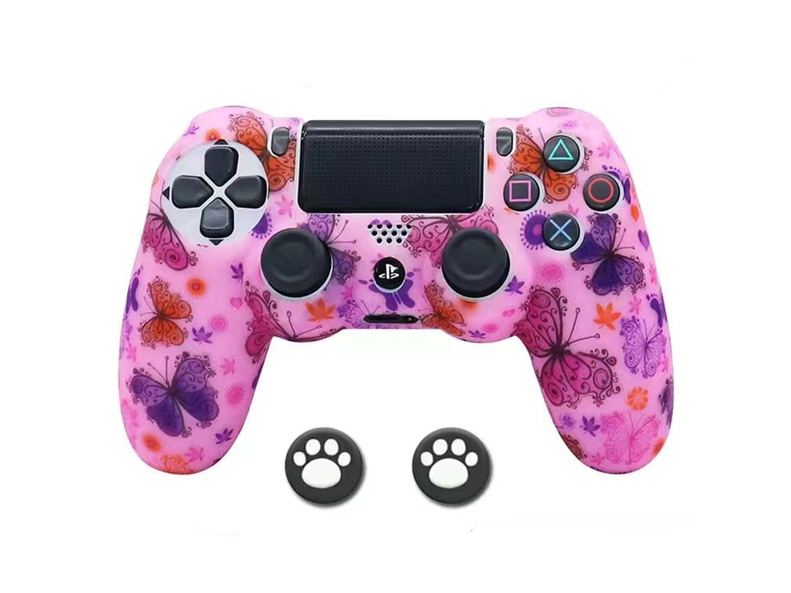 Capa para comando PS4 MOROROR Rosa