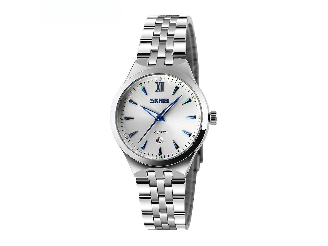 Lurelia Relógio De Quartzo Feminino, Aço Inoxidável, Liga Metálica, Calendário, 30m, Dourado, Vermelho E Transparente, Modelo Lx07210