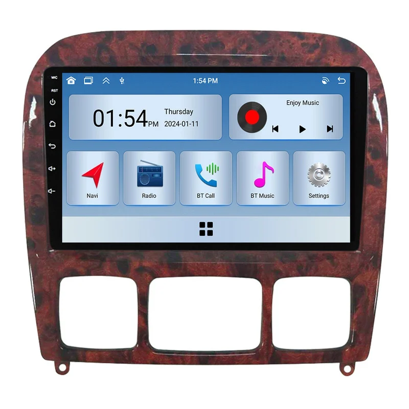 Autorrádio Multimédia Szsmart 6gb Ram 128gb Rom Carplay Para Mercedes Benz S Class S Class W220 Vv220 1998 2005 Carro Rádio Bluetooth