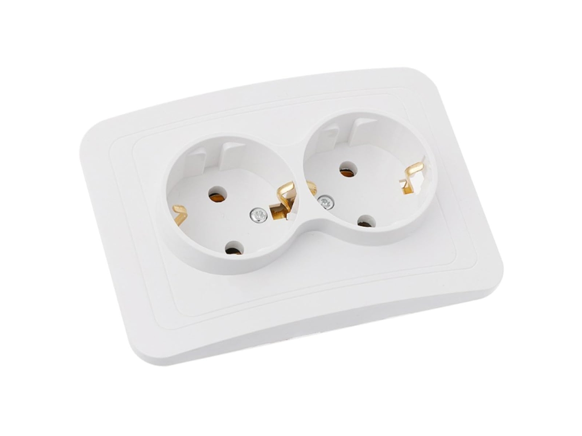 Tomada Elétrica De Parede Tipo Alemã De 2 Pinos, 250 V, 16 A