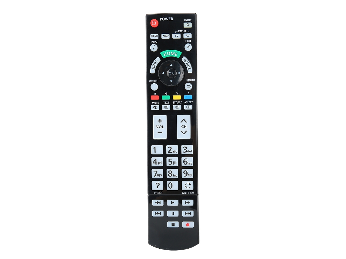 Aetheria controle Remoto Substituto Preto para Tv Lcd Th55as5700a Th55as800a Th58ax800a