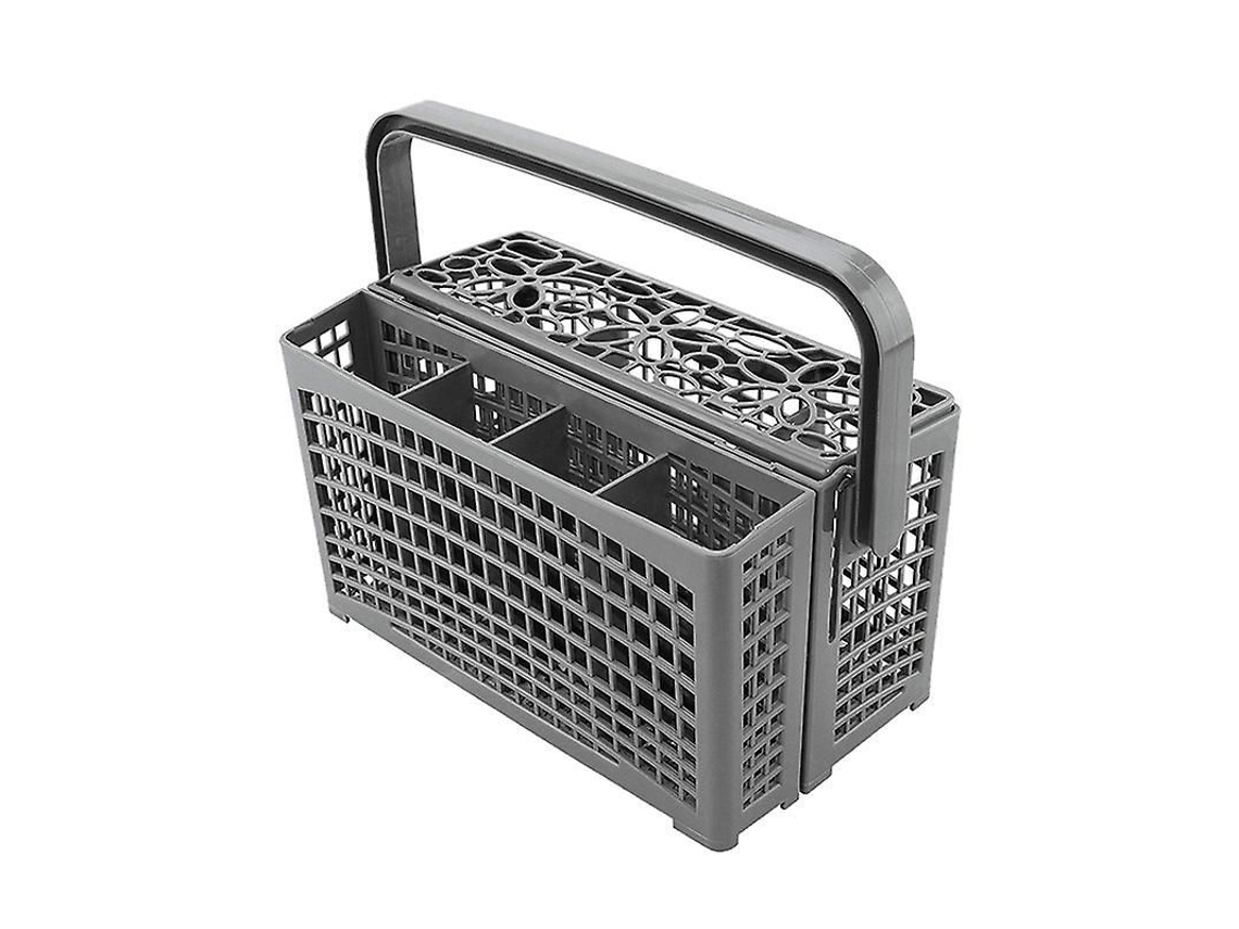 Cesta substituta universal para lavavajillas, tamanho 23x13x13.5cm, plástico cinza
