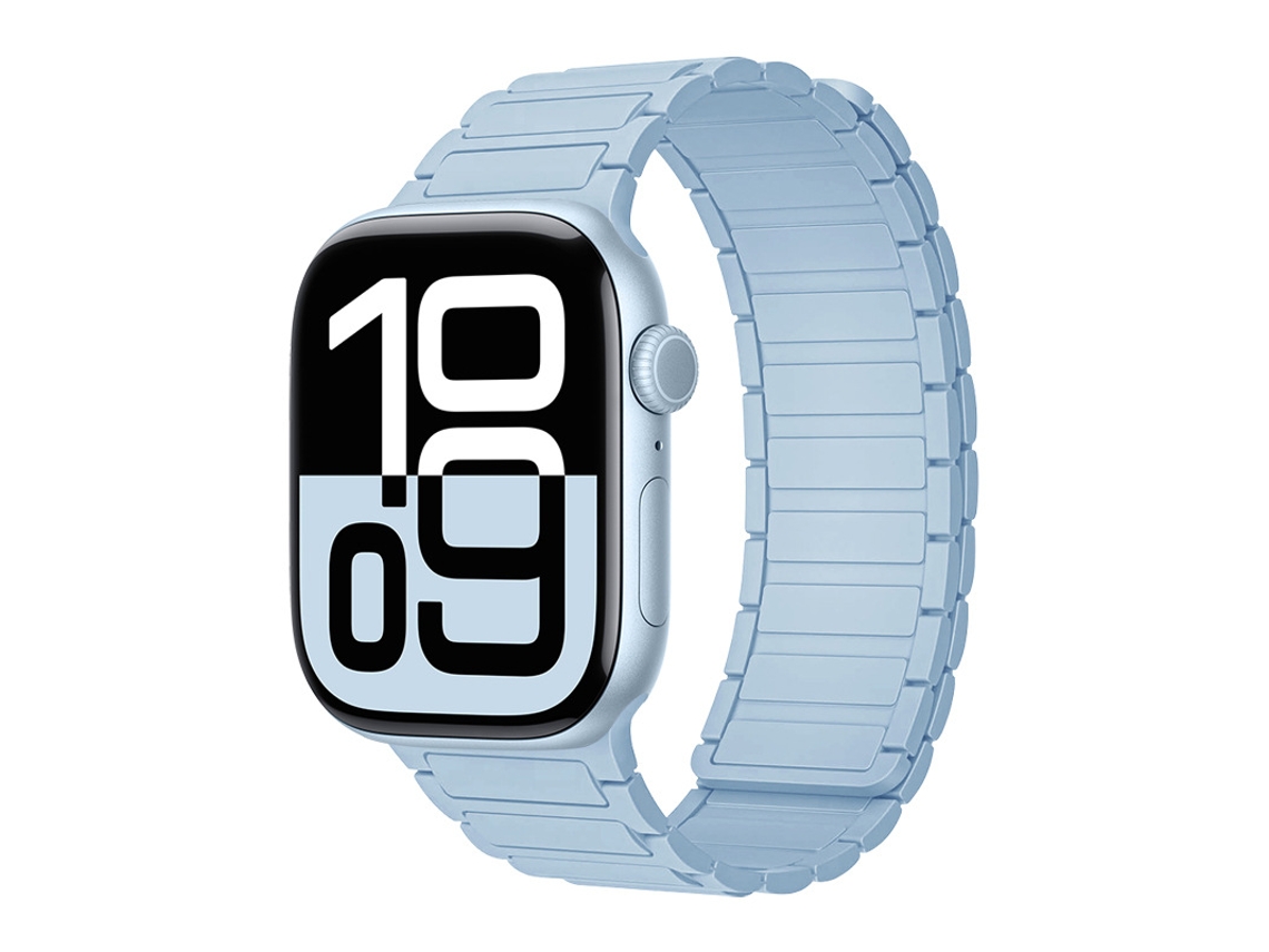Bracelete Para Apple Watch 42/44/45/46/49mm Azul Claro Cuich