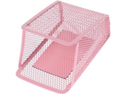 Porta canetas Magnético Amosfun em Ferro Rosa, 9x6,8x13 Cm, Organizador de Marcadores para Quadro Branco, Supo