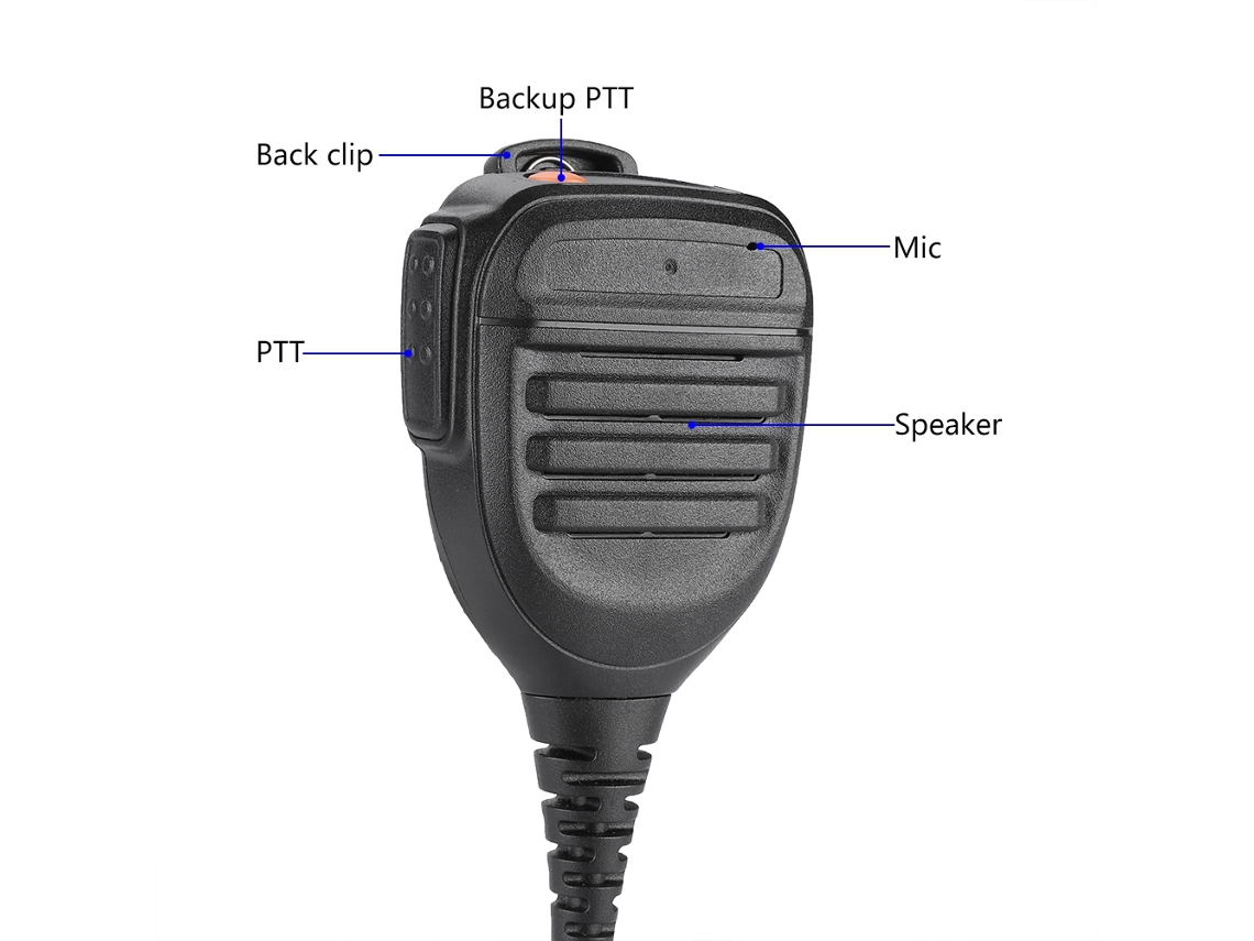 Rádio Walkie Talkie Portátil Ptt De 3,5 Mm Com Microfone E Alto Falante Para Yaesu Ft1d Ft1xdr Ft2dr Ft2xdr Brilvibera