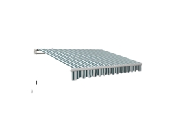 Toldo De Braã§o Articulado, 395 X 245 Cm, Controle Manual, Resistente A Uv, Estrutura De Alumãnio, Adequado Para Vã¡rias Superfãcies De Parede Oem